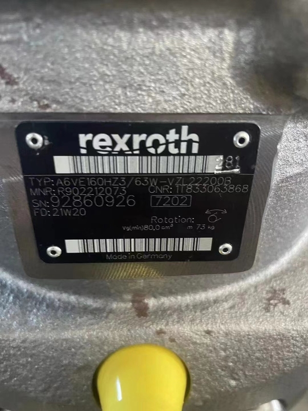 Rexroth Hydraulic Motor A6VE160ES2 Piston Pump A6VE160 A6VE A6V A6  A6VE160EP2 63W-VAL027HPB